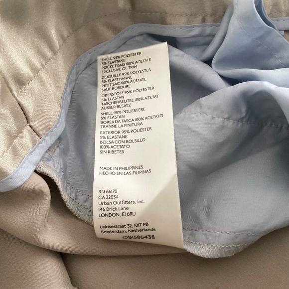 Maeve by Anthropologie Champagne Satin Jogger Pants - Picture 13 of 13